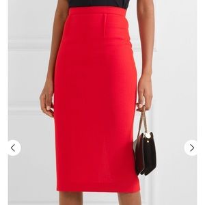 NWT Roland Mouret Arreton Wool Crepe Skirt